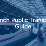 A bustling French train station with a high-speed TGV train, people boarding with luggage, clear signage in French, urban setting, vibrant and realistic.