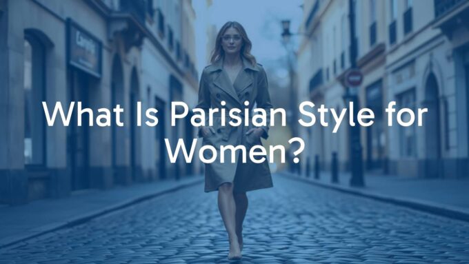 A stylish Parisian woman walking down a cobblestone street, wearing a classic trench coat, simple accessories, and elegant shoes, with a confident and effortless demeanor, soft natural lighting, realistic.