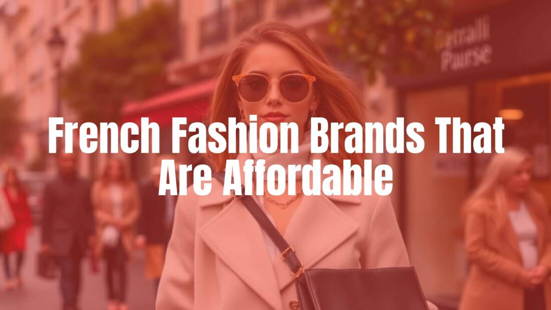 Stylish French woman wearing affordable fashion, Paris street background, elegant and chic, realistic.