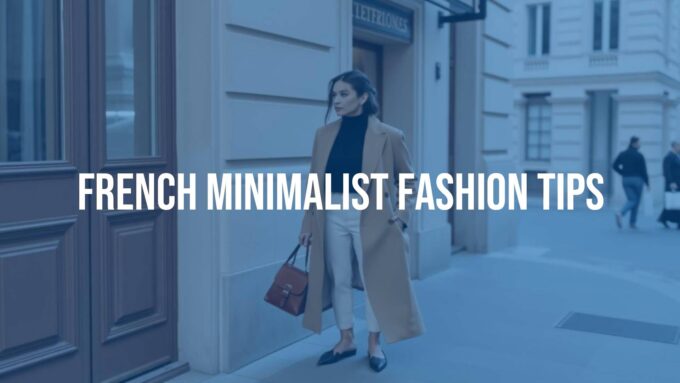 Elegant minimalist French fashion outfit, neutral tones, clean lines, stylish and timeless, realistic.