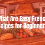 A rustic French kitchen with simple ingredients like fresh bread, herbs, and vegetables on a wooden table, cozy lighting, realistic style.