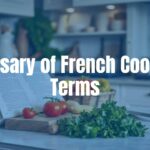 Elegant French kitchen scene with fresh ingredients, a chef's knife, and open cookbook with French terms, warm lighting, realistic.