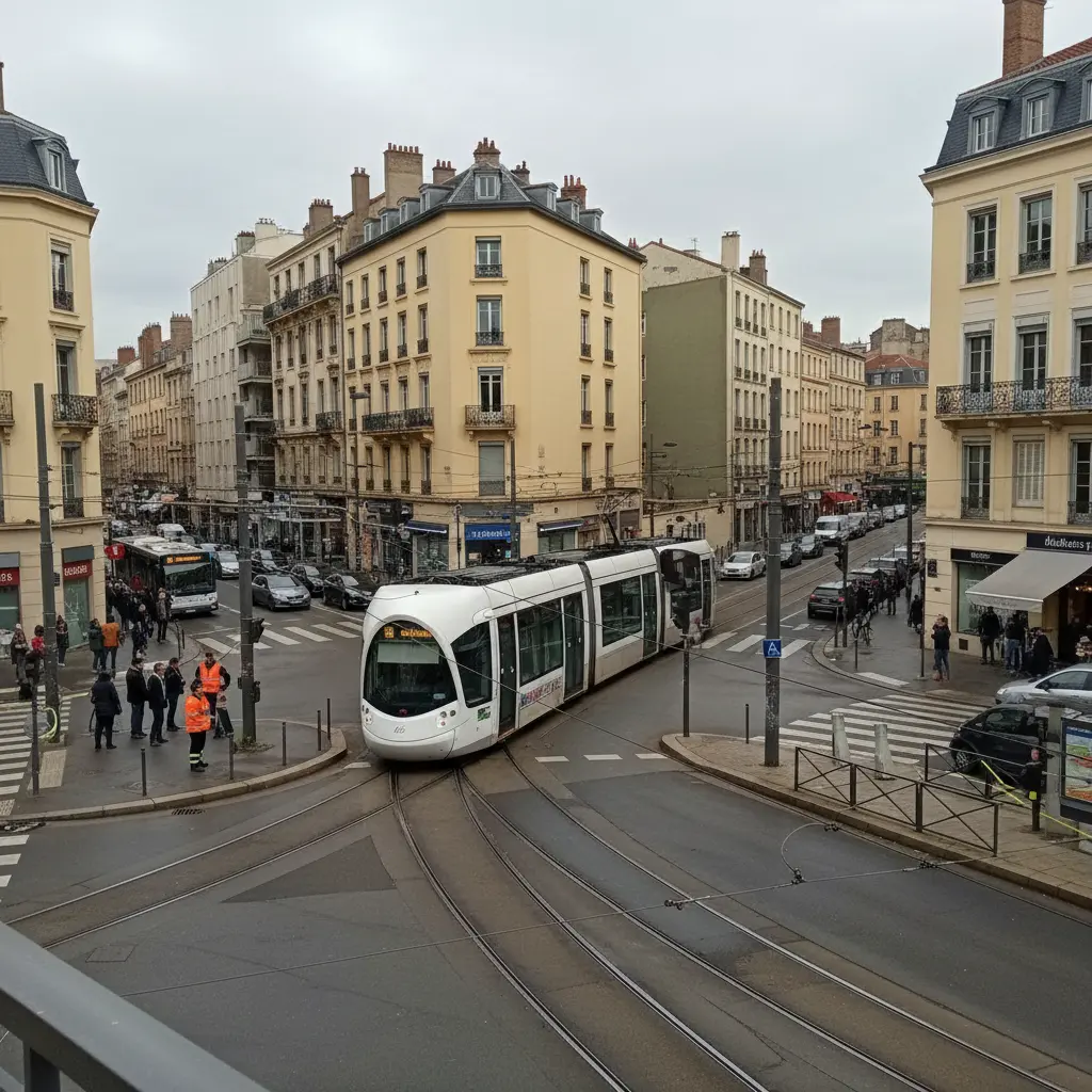 Major Disruption on Lyon's New T6 Tram Line After Catenary Failure ...