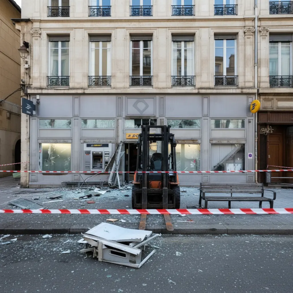 Lyon Post Office Attacked: ATM Stolen in Violent Robbery - whysofrance.com