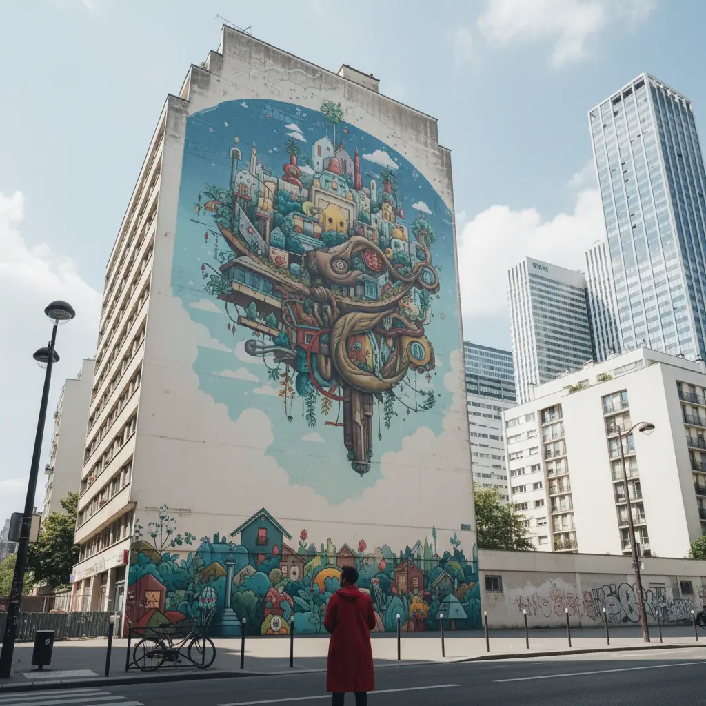 Paris s 13th Arrondissement Transforms Into Open Air Street Art Museum 